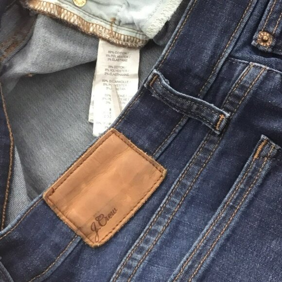 J.Crew Mens Toothpick Jeans Size 28/32 Dark Wash Denim Cotton/Elastane - Picture 8 of 10